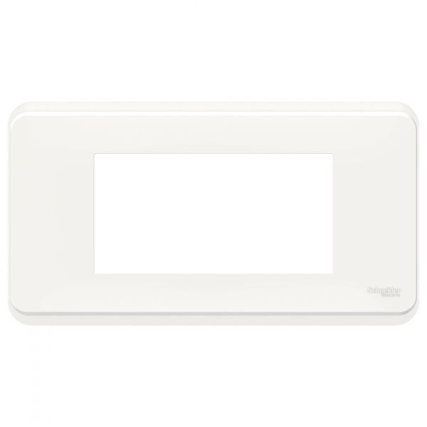 Vignette 2 produit Unica Pro - plaque de finition - Blanc antimicrobien - 4 modules | Ref : NU411420