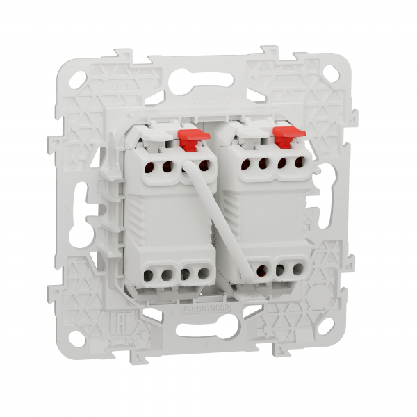 Vignette 2 produit Unica - commande pour indicateur de chambre htel - Blanc - mcanisme + support | Ref : NU521718