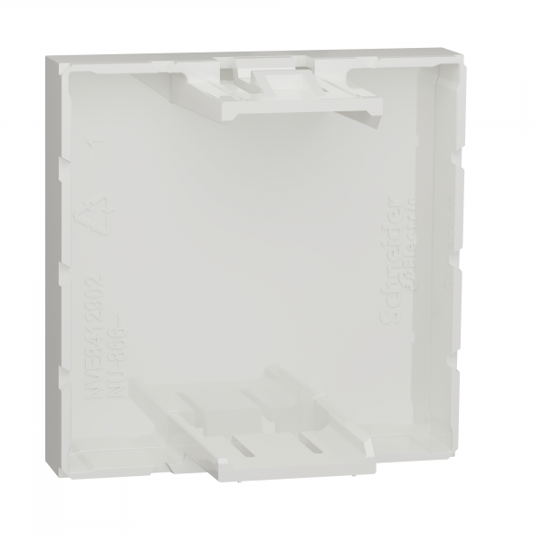 Vignette 2 produit Unica - obturateur - 2 modules - Blanc - mcanisme seul | Ref : NU986618