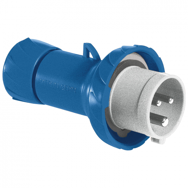 Vignette 2 produit PratiKa - fiche mobile industrielle droite 32 A - 2P+T - 200..250 V CA - IP67 | Ref : PKE32M723