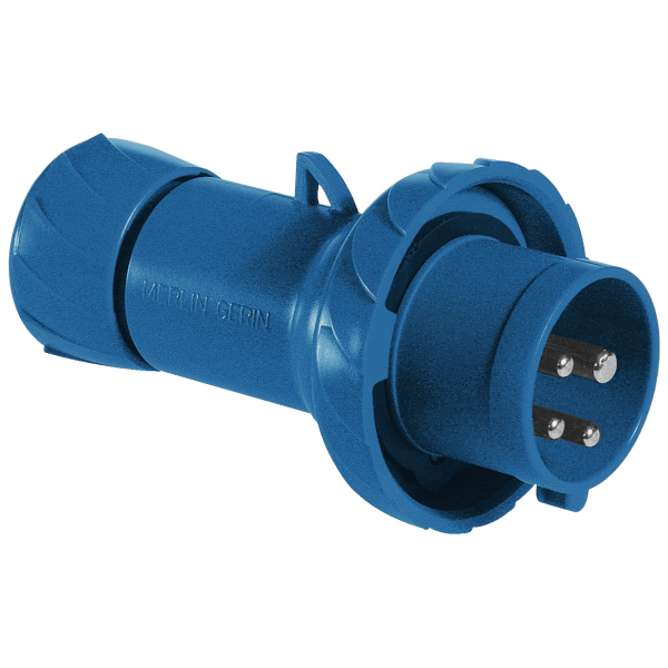 Vignette 2 produit PratiKa - fiche mobile industrielle droite - 32 A - 3P+T - 200-250 V CA - IP67 | Ref : PKX32M724