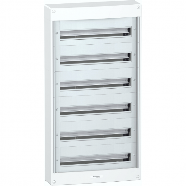 Vignette 2 produit Pragma - coffret en saillie 6 rang.24 modules - 160A - sans porte - blanc | Ref : PRA10270W