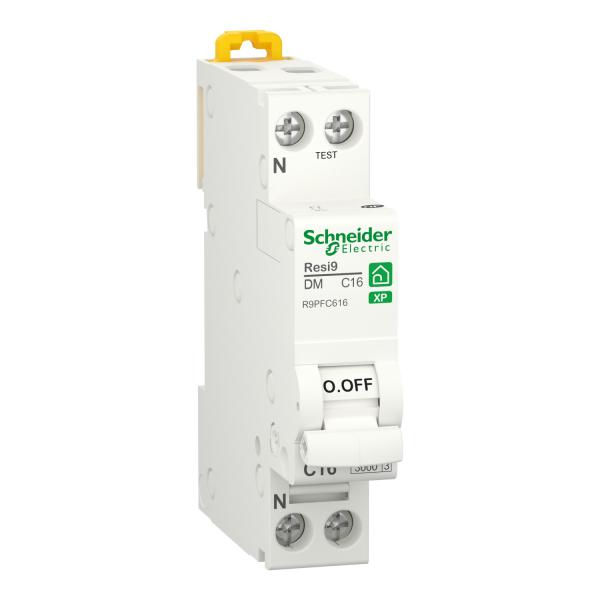 Vignette 2 produit Resi9 XP - disjoncteur modulaire - 1P+N - 10A - courbe C - peignable | Ref : R9PFC610