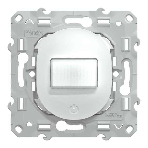 Vignette 2 produit Ovalis - dtecteur de prsence et de mouvement - toutes charges - 3 fils (ncessite le neutre) - AC 230 V. 50 Hz. LED: 200 W / lampe incandescence: 2200 W - Blanc - livr avec cache protection peinture | Ref : S320523