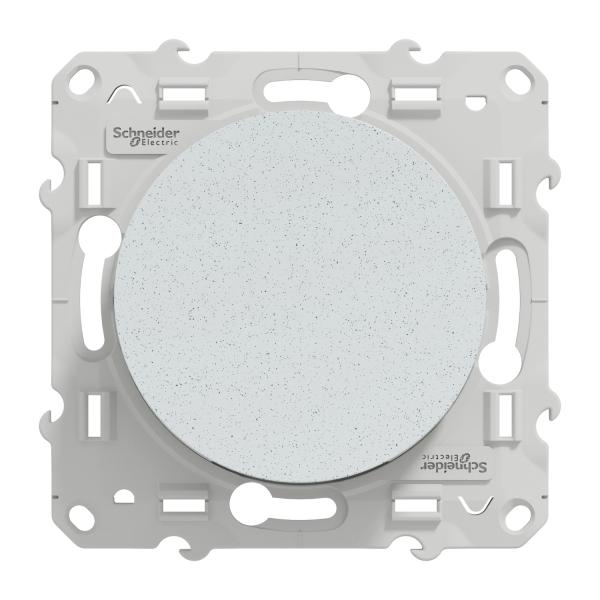 Vignette 2 produit Odace - va-et-vient - blanc Recycl brillant - fixation par vis - 3 bornes automatiques - 10AX - 250V CA 50 Hz - IK04 - IP21 D - livr avec cache de protection peinture - certifi NF | Ref : S510204