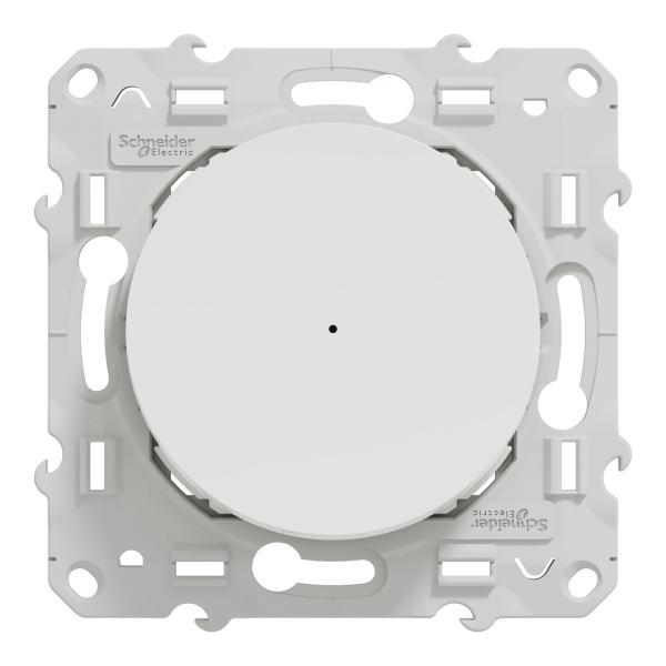 Vignette 2 produit Wiser Odace - bouton poussoir - 10A - zigbee - blanc - permet de grer la lumiere en commande manuelle mais galement via un assistant vocal et/ou smartphone en local ou  distance grce  la passerelle wifi | Ref : S520530W