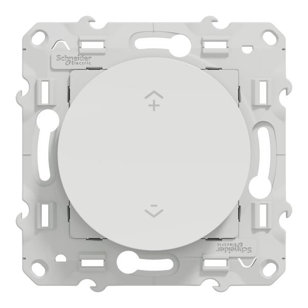 Vignette 2 produit Wiser Odace : interrupteur centralisé sans fil 2 ou 4 bouton poussoir Blanc. Permet de centraliser les Volets Roulant ou l\'éclairage. Livré avec 2 enjoliveurs permettant de créer 2 ou 4 scénarios. | Ref : S520531