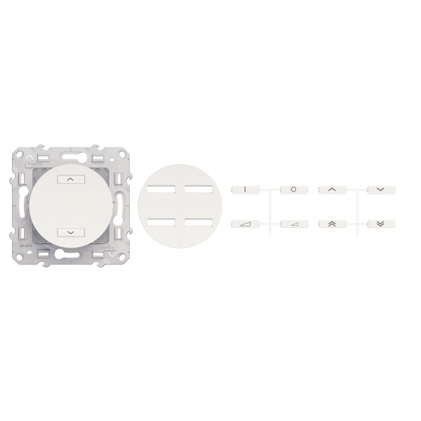 Vignette 2 produit Odace, combin� RF Blanc, commande volets-roulants 3 A 690 W 3 fils | Ref : S520574