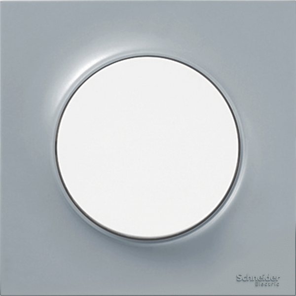 Vignette 2 produit Odace Styl - plaque 1 poste gris pierre | Ref : S520702A1