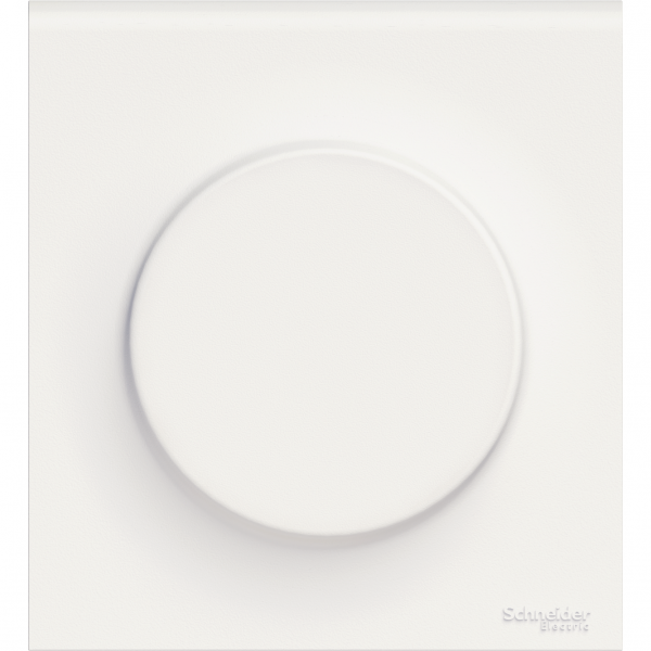 Vignette 2 produit Odace Styl Pratic, plaque Blanc avec couvercle intgr pour prise 1 poste | Ref : S520752