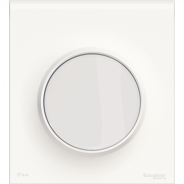 Vignette 2 produit Odace Styl Pratic, plaque Blanc avec couvercle souple translucide 1 poste IP44 | Ref : S520772