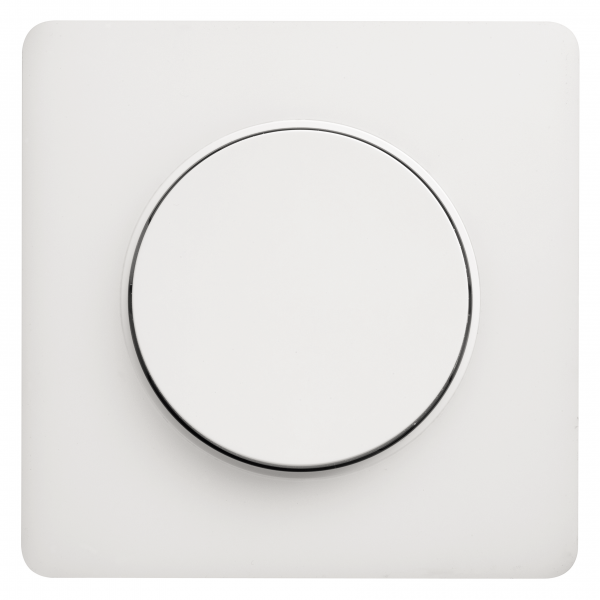 Vignette 2 produit Odace Touch, plaque Translucide Blanc 2 postes horiz./vert. entraxe 71mm | Ref : S520804R