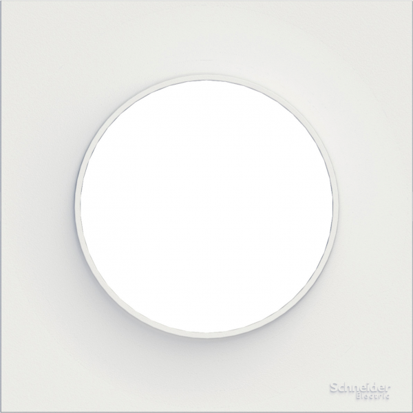 Vignette 2 produit Odace Styl, lot de 100 plaques Blanc 1 poste | Ref : S523702P