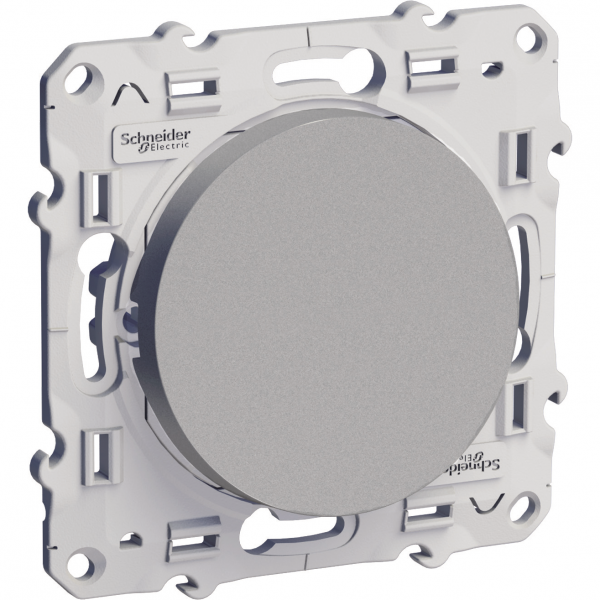 Vignette 2 produit Odace - interrupteur va-et-vient Alu - 10A - fixation par vis - connexion rapide | Ref : S530204