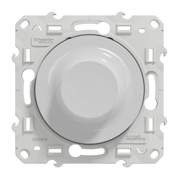 Vignette 2 produit Odace - variateur de lumire universel cablage possible en 2 ou 3 fils- 3W 100W(LED) 10-200W(halogen) - Lampes LED / Halogen / compatible LV transformeur - IP20 - aluminium | Ref : S530519