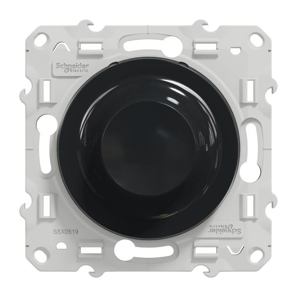 Vignette 2 produit Odace - variateur de lumire universel cablage possible en 2 ou 3 fils- 3W 100W(LED) 10-200W(halogen) Lampes LED / Halogen / compatible LV transformeur - IP20 - anthracite | Ref : S540519