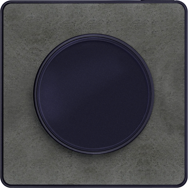 Vignette 2 produit Odace Touch, plaque Ardoise avec liser Anthracite 1 poste | Ref : S540802V