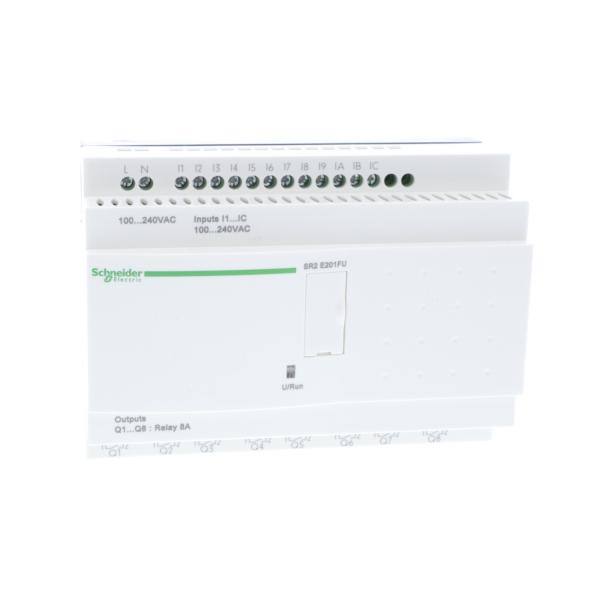 Vignette 2 produit Zelio Logic - relais intelligent compact - 20 E/S 100..240Vca - horl. - ss affi. | Ref : SR2E201FU