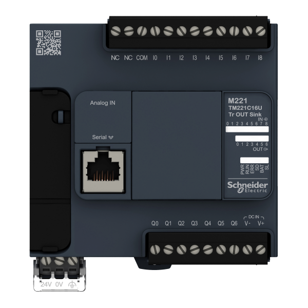 Vignette 2 produit Modicon TM - Controleur m221-16es tr.n pn | Ref : TM221C16U