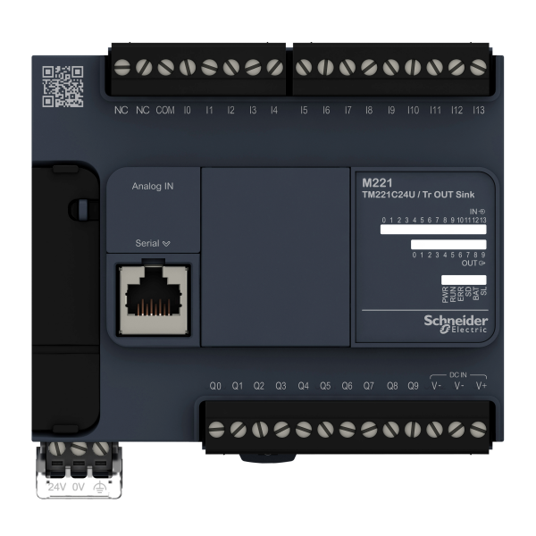 Vignette 2 produit Modicon TM - Controleur m221-24es tr.n pn | Ref : TM221C24U