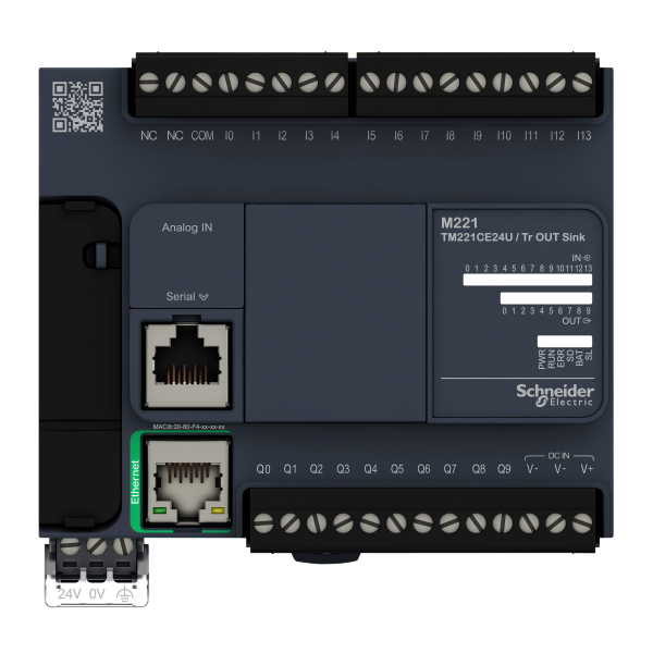 Vignette 2 produit Modicon TM - Controleur m221-24es tr.n pn ethernet | Ref : TM221CE24U
