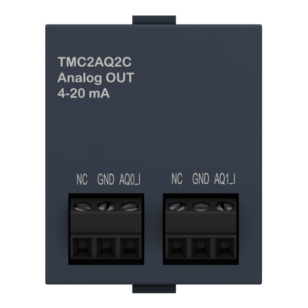 Vignette 2 produit Modicon M221, cartouche 2 sorties analogiques, courant 4-20mA | Ref : TMC2AQ2C