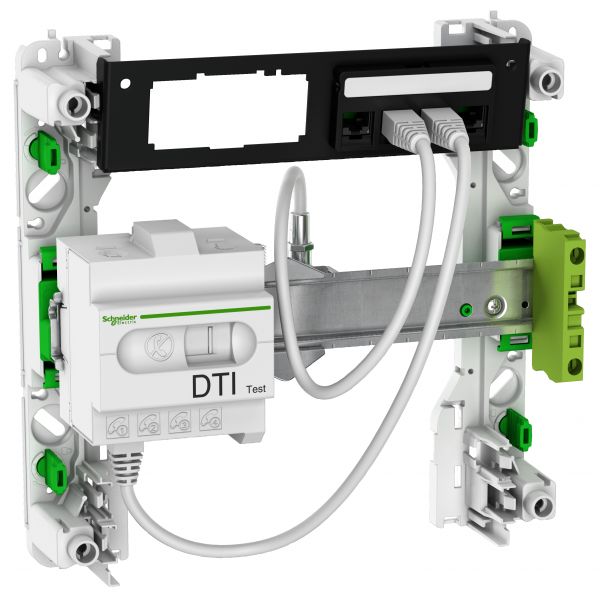 Vignette 2 produit LexCom Home - coffret Grade 2TV basic - 4xRJ45 cat6 extensible � 8 - 13M 1R | Ref : VDIR390006