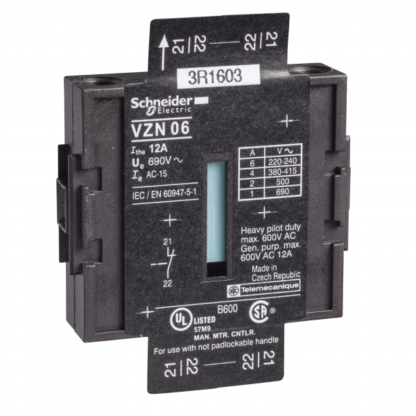 Vignette 2 produit TeSys Mini-Vario - bloc de contact auxiliaire  coupure prcoce - 1O | Ref : VZN06