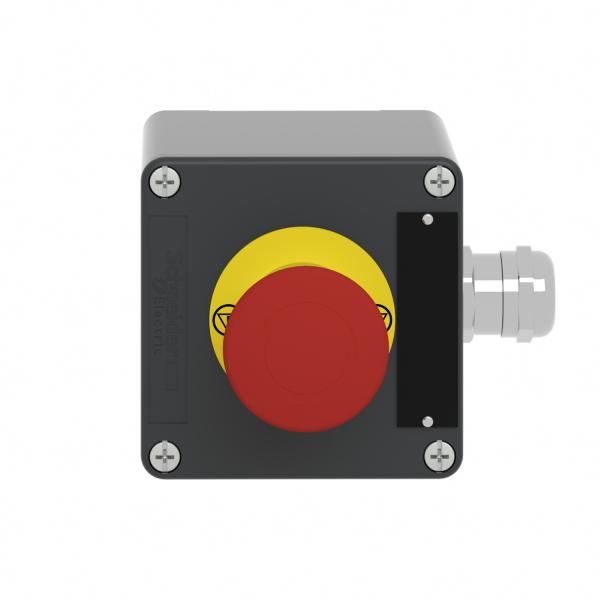 Vignette 2 produit Harmony - Boite a bouton atex metallique un bouton arret d urgence | Ref : XAWF198EX