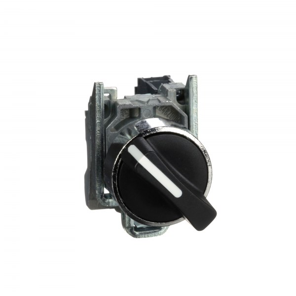 Vignette 2 produit Harmony XB4 - bouton tournant manette - 22 - 2 pos fix - noir - 1F - vis trier | Ref : XB4BD21