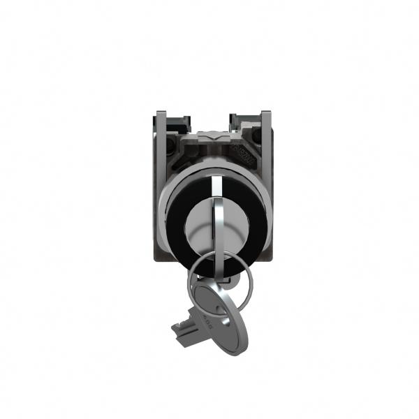 Vignette 2 produit Harmony XB4 - bouton  cl 455 - 22 - 3 pos fix - retr C - 2F - vis trier | Ref : XB4BG33