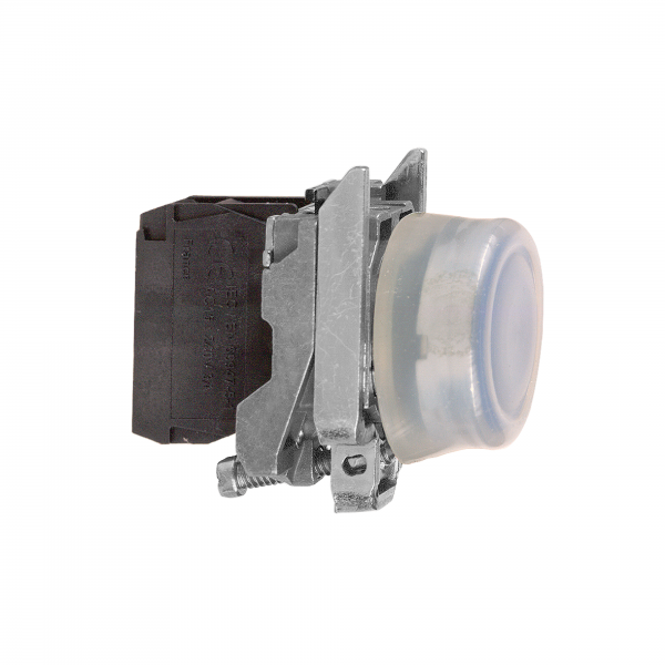 Vignette 2 produit Harmony XB4 - bouton poussoir  impulsion - 22 - capuchonn - noir - 1F - vis | Ref : XB4BP21