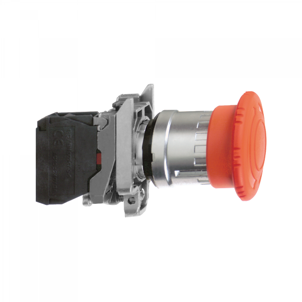 Vignette 2 produit Harmony XB4 - bouton arrt urgence - 40 - pousser tourn - rouge - 2O+1F - vis | Ref : XB4BS84441