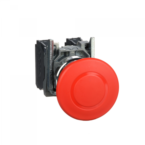 Vignette 2 produit Harmony XB4 - arrêt urgence - Ø40 - pousser tirer - rouge - 1O+1F - vis étrier | Ref : XB4BT845