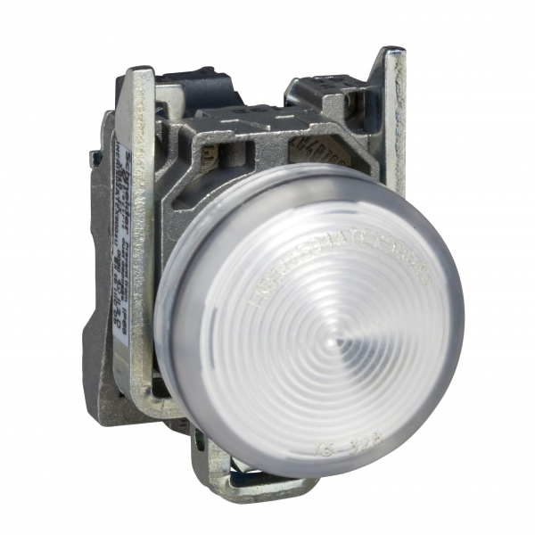 Vignette 2 produit Harmony XB4 - voyant lumineux DEL - Ø22 - blanc - 120V - vis étrier | Ref : XB4BVG1
