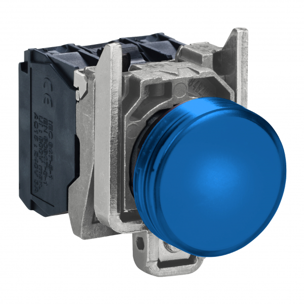 Vignette 2 produit Harmony XB4 - voyant lumineux DEL - 22 - bleu - 230V - vis trier | Ref : XB4BVM6