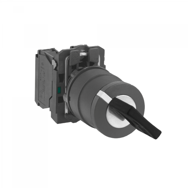 Vignette 2 produit Harmony XB5 - bouton  cl 455 - 22 - 2 pos fix - retr G - 1F - vis trier | Ref : XB5AG21
