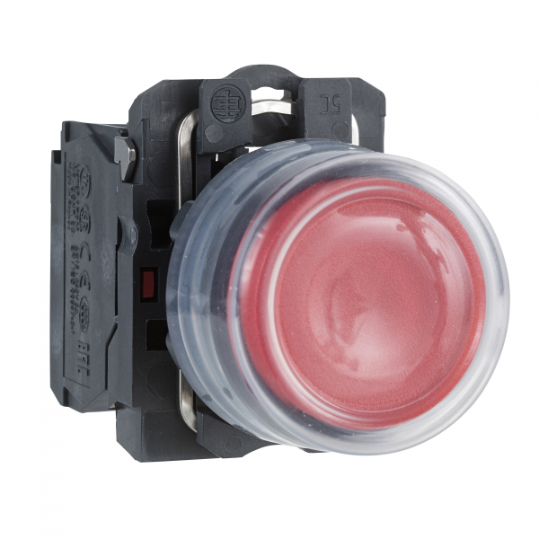 Vignette 2 produit Harmony XB5 - bouton poussoir à impulsion - Ø22 - capuchonné - rouge - 1O - vis | Ref : XB5AP42