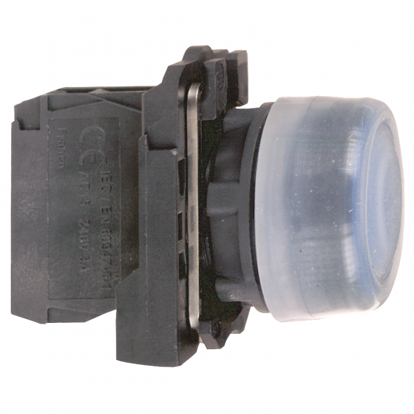 Vignette 2 produit Harmony XB5 - bouton poussoir à impuls - Ø22 - capuchonné - bleu - 1F - vis étr | Ref : XB5AP61