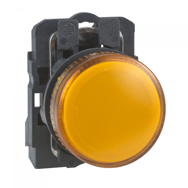 Vignette 2 produit Harmony XB5 - voyant lumineux DEL - 22 - orange - 230V - vis trier | Ref : XB5AVM5