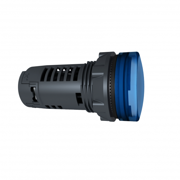 Vignette 2 produit Harmony XB5 - voyant lumineux compact DEL - 22 - bleu - 230V - vis trier | Ref : XB5EVM6