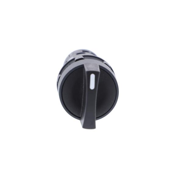 Vignette 2 produit Harmony bouton-tournant - Ø22 - noir - à manette - 2 positions - 1O+1F | Ref : XB7ND25