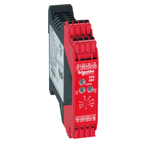 Vignette 2 produit Preventa XPSAXE - module - surveillance d'arr�t d'urgence et d'inter. - 24Vca/cc | Ref : XPSAXE5120C