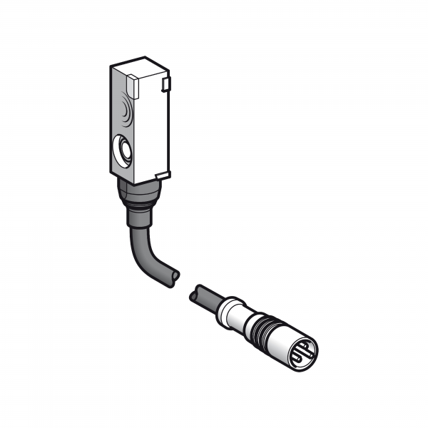 Vignette 2 produit OsiSense XS7 - d�tecteur inductif - 8x22 - L8mm - PBT - Sn 2,5mm - M8 d�port� | Ref : XS7J1A1NAL01M8