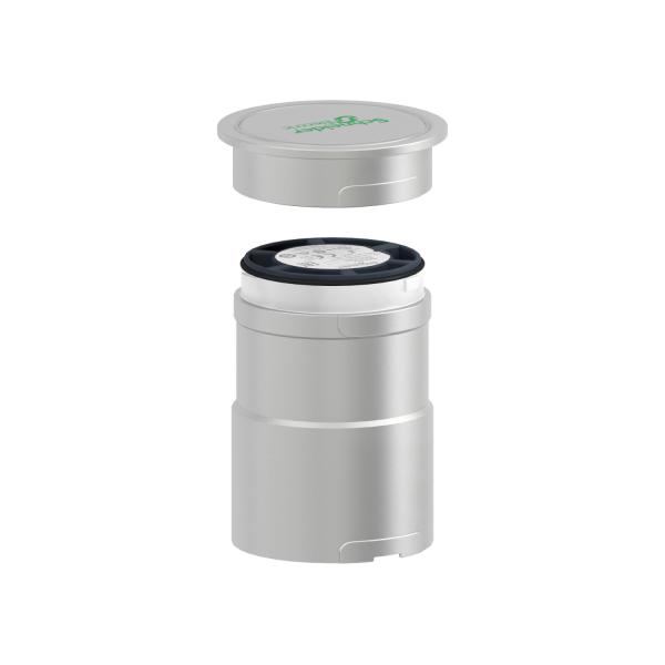 Vignette 2 produit Harmony XVU - embase alim avec couvercle - 60 - argent - 24VACDC | Ref : XVUC21BQ