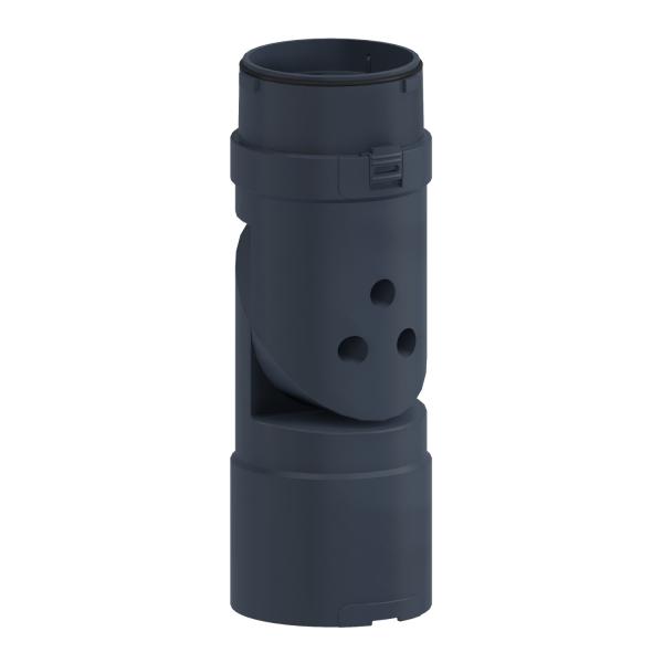 Vignette 2 produit Harmony XVU - élément flexible pour support horiz ou vertical - Ø60 - noir | Ref : XVUZ06