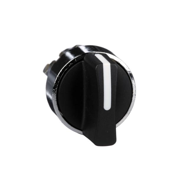 Vignette 2 produit Harmony XB4 - tte bouton tournant  manette - 22 - 2 posit fixes - noir | Ref : ZB4BD2