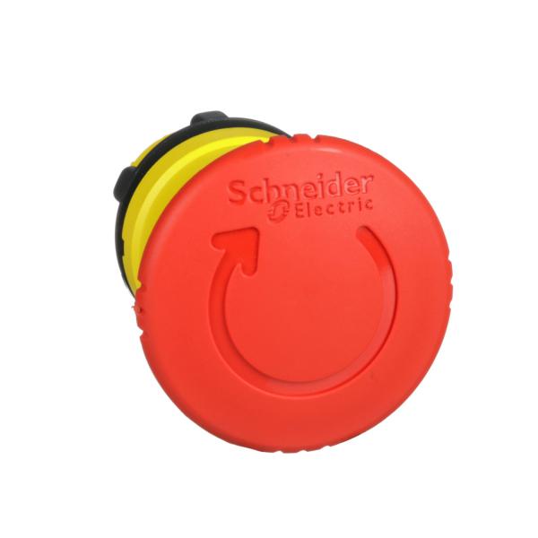 Vignette 2 produit Harmony XB4 - tte bouton arrt urgence - 40 - pousser tourn - rouge | Ref : ZB4BS844