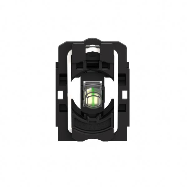 Vignette 2 produit Harmony XB5 - corps voyant LED - blanc - 24VACDC | Ref : ZB5AVB1