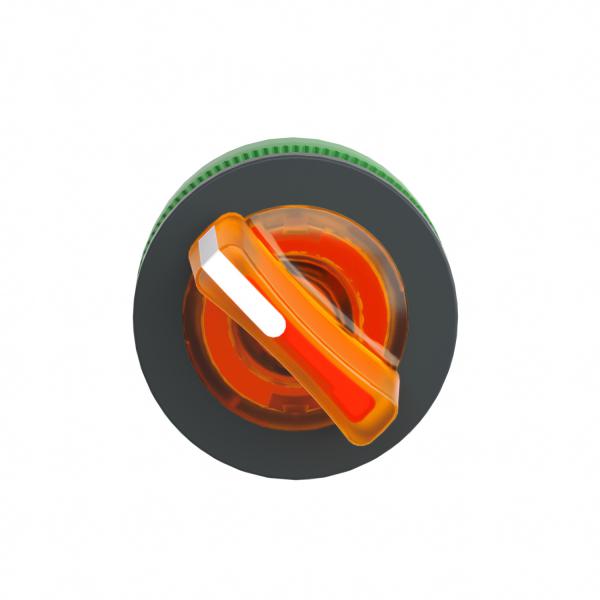 Vignette 2 produit Harmony XB5 - tte bouton  manette lumineux - flush - 2 pos fix - orange | Ref : ZB5FK1253